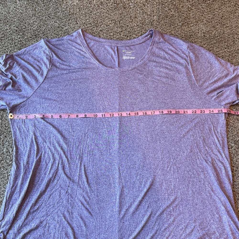 Tek Gear | Purple Short Sleeve Women's Active Tee - Picture 4 of 8